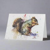 Squirrel Watercolor Greeting Cards by Dean Crouser
