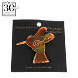 Swirl Copper Pin by John Rose (5 options)