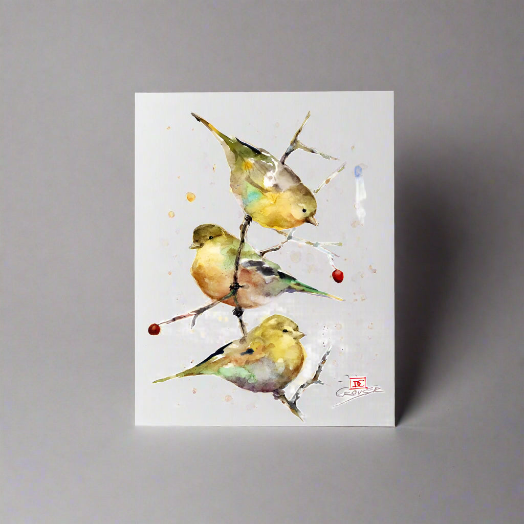 Dean Crouser Triple Gold Greeting Card