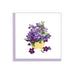 Floral Square Greeting Card by Quilling Card (20 Designs)
