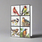 Dean Crouser Wild Bird Collage Watercolor Greeting Card