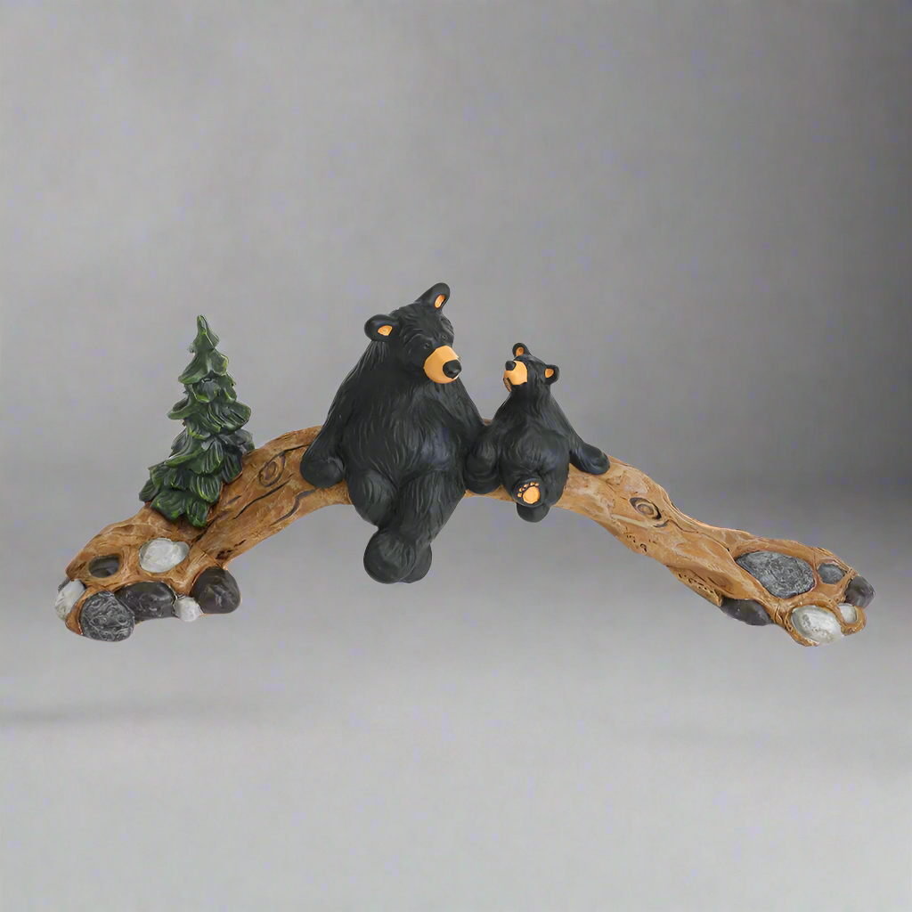 Bearfoots The Bridge Figurine by Big Sky Carvers