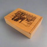 Bison Wood Box by Wayne Carver Woodworking