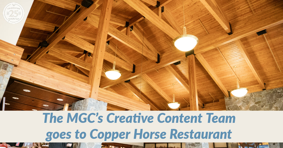 The Montana Gift Corral's Creative Content Team goes to Copper Horse Restaurant