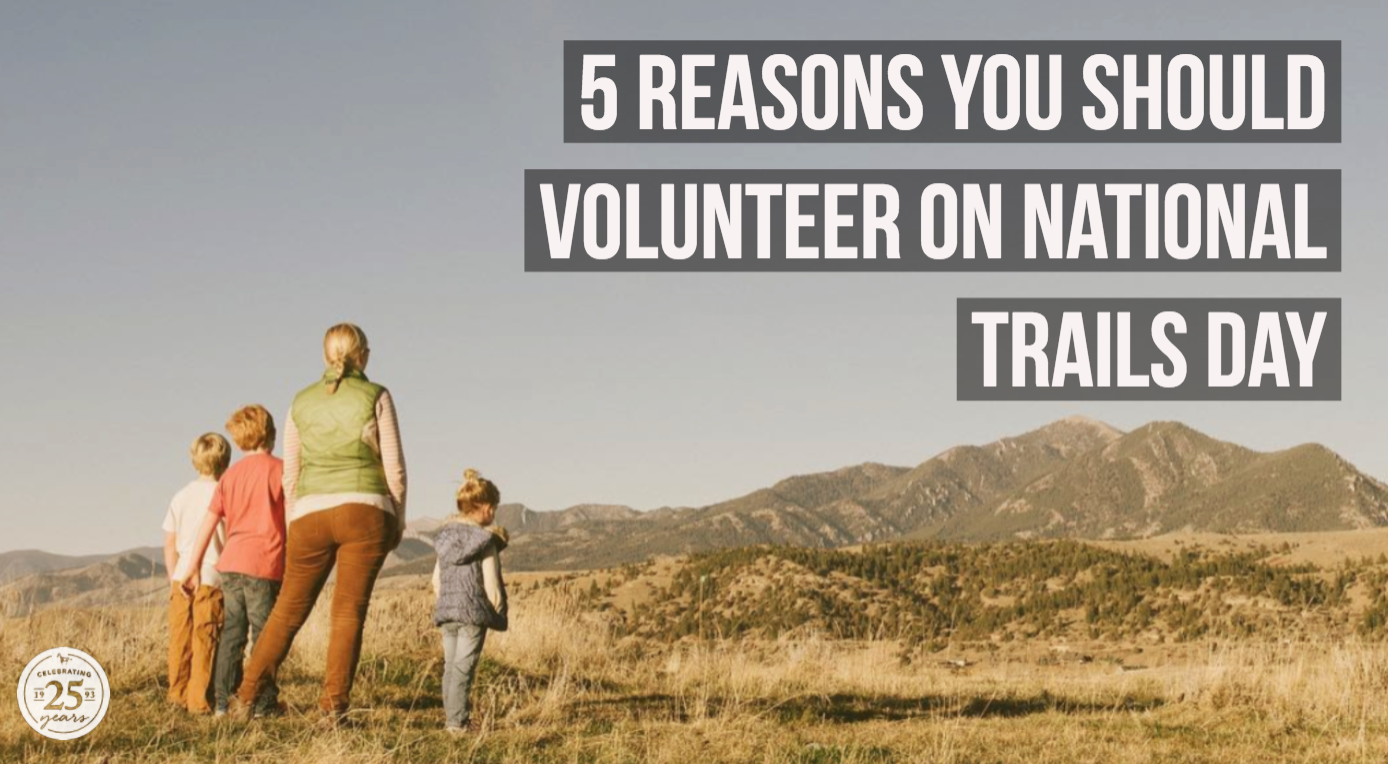 5 Reasons Why You Should Volunteer on National Trails Day