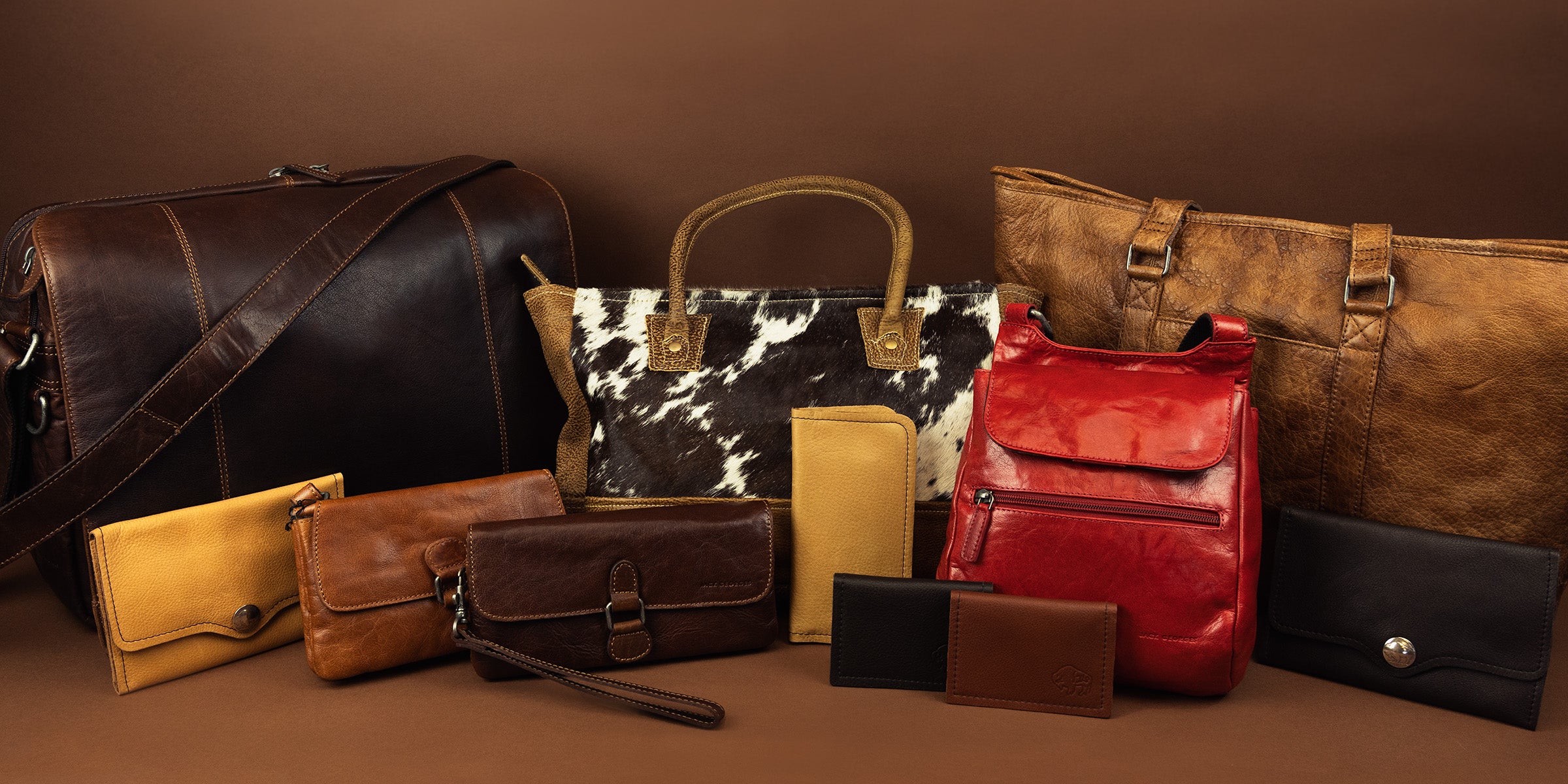 Leather Clutches and Bags