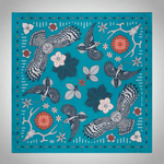 Whitefish Mountain Flathead Valley Bandana by Field Guide Designs