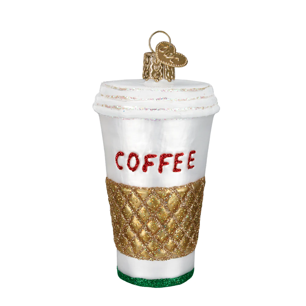 Coffee and Tea Ornament by Old World Christmas (4 Styles)