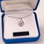 3 Stone Triple Teardrop Yogo Sapphire Sterling Bezel Pendant by Mac's Gems