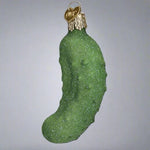 Glistening Pickle Glass Ornament