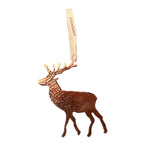 Elk Stainless Steel Hammered Ornament by Art Studio Company (4 Colors, 3 Sizes)