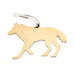 Wolf Stainless Steel Hammered Ornament by Art Studio Company (4 Colors, 2 Sizes)