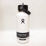 76910 Vintage Bozeman White Hydro Flask 32 oz