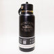Black water bottle with 'Montana Big Sky Country' branding on a white background