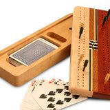 Wood Cribbage Board by Heartwood Creations Inc. (13 Designs)