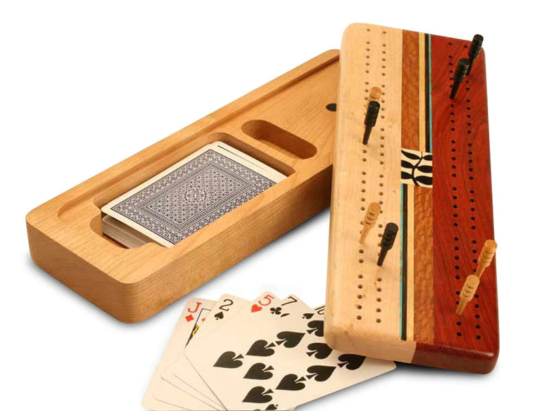 Wood Cribbage Board by Heartwood Creations Inc. (13 Designs)