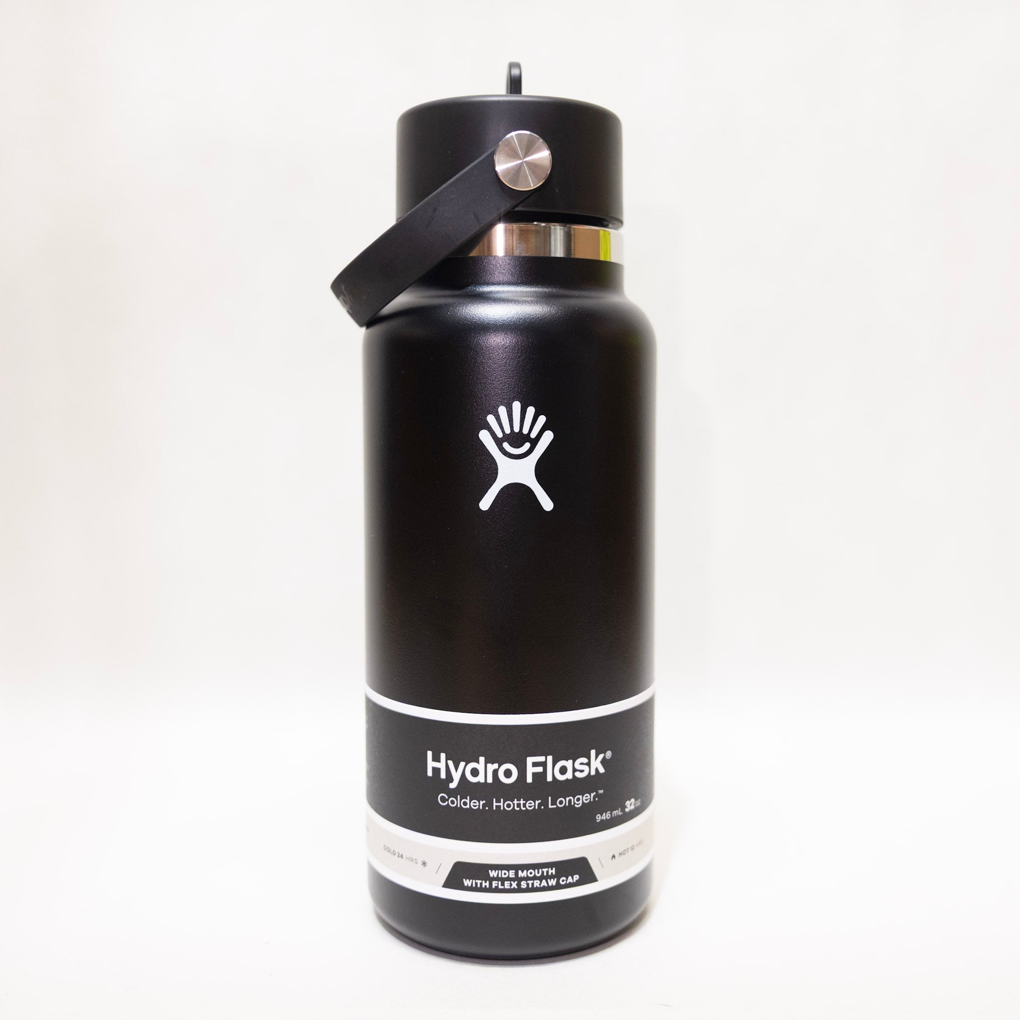 87003 Rocky Mountains Montana Hydro Flask Black 32 oz