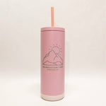  Mountain Time Maker 20 oz Soft Matte Tumbler by Montana Gift Corral Matte Candy Blush