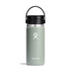 Hydro Flask water bottle with black lid on a white background
