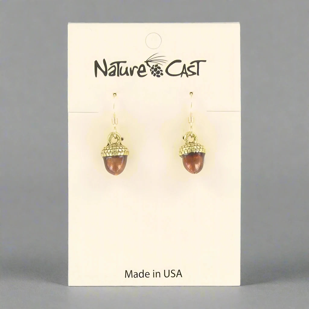 Nature Dangle Earrings by Nature Cast Metalworks (15 Styles)