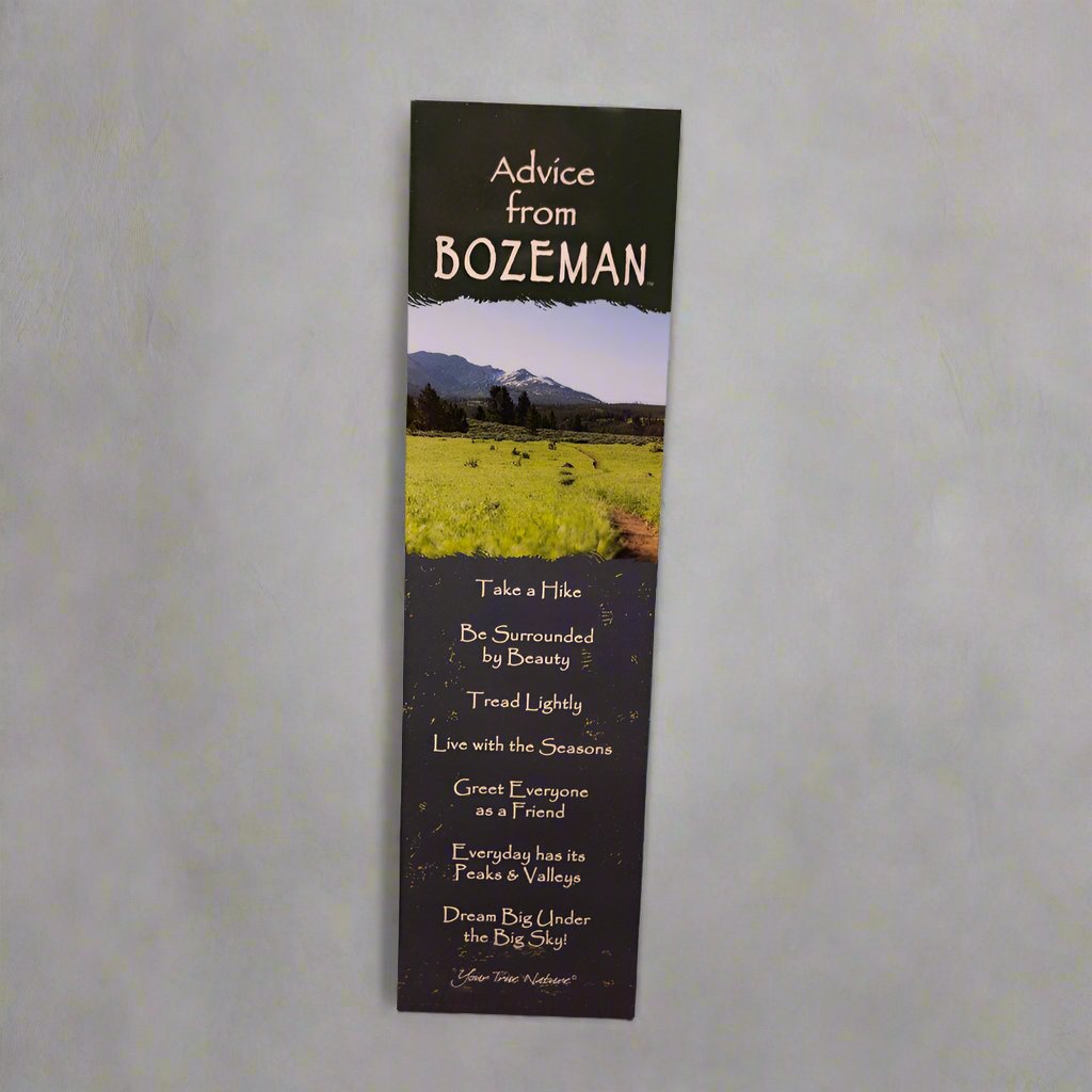 Advice from Bozeman Bookmark