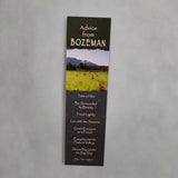 Advice from Bozeman Bookmark