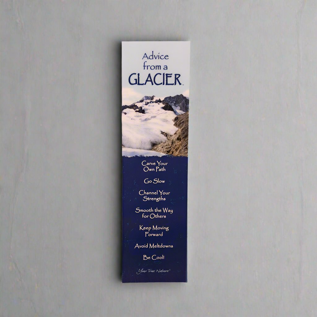 Advice from a Glacier Bookmark