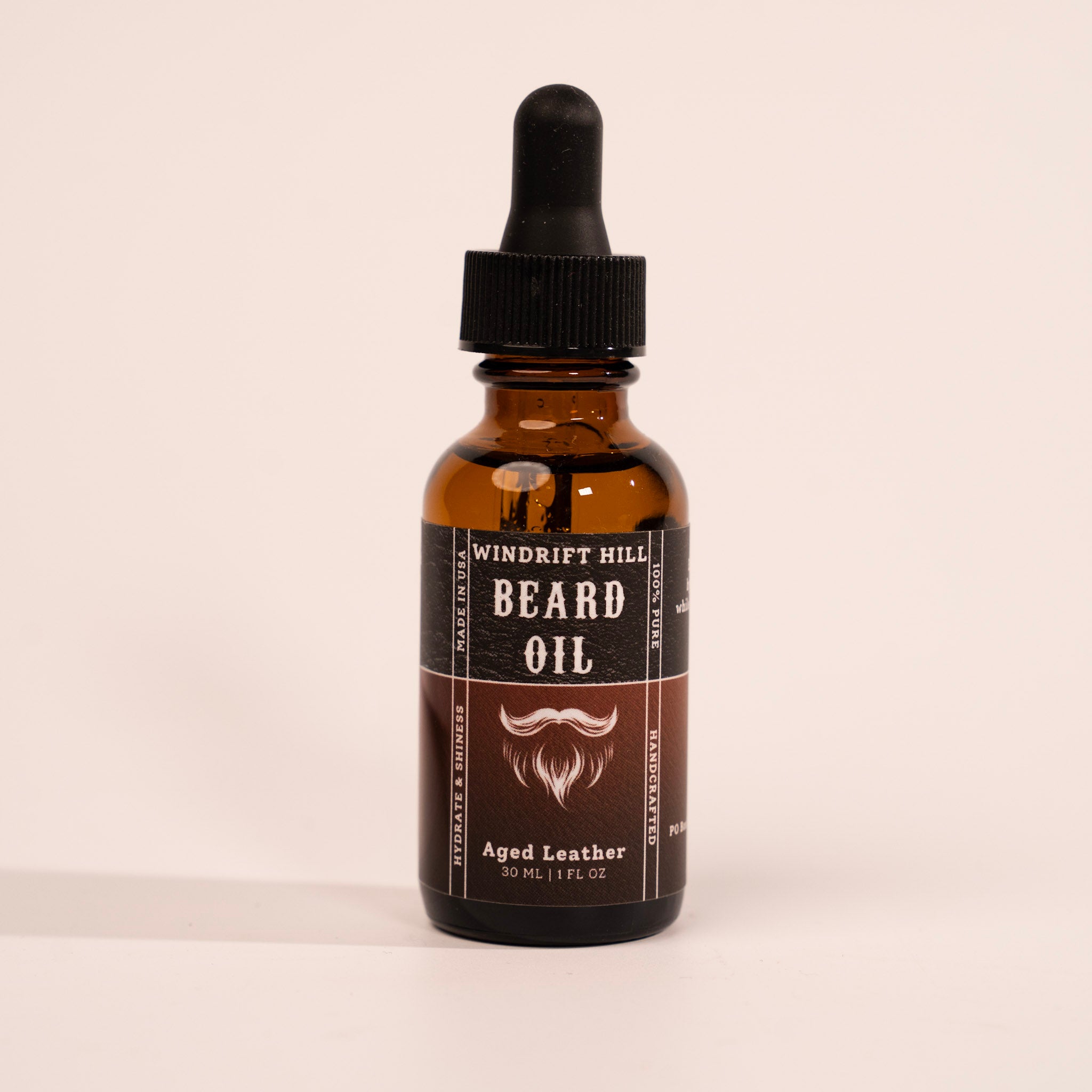 Aged Leather Beard Oil by Windrift Hill
