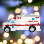ambulance glass christmas ornament old world christmas