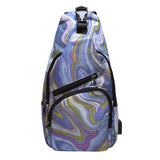 Amethyst Swirl Anti-Theft Day Pack