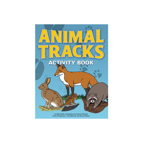 Help your curious child stay curious with the Animal Tracks Activity Book by Adventurekeen. 