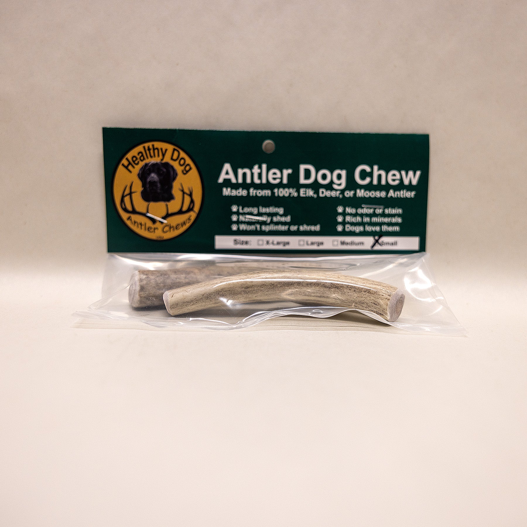 Antler Chews in Bark Gift Basket