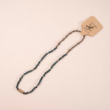 Apatite and Silver Pendant Gemstone Necklace