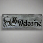 Wood Welcome Sign by Knotty Pine Woodworks (7 Styles)