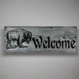 Wood Welcome Sign by Knotty Pine Woodworks (7 Styles)