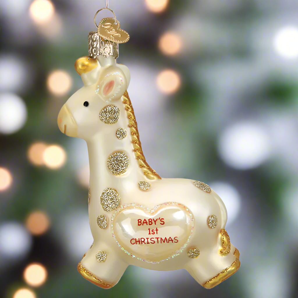 Baby's Fist Giraffe Ornament