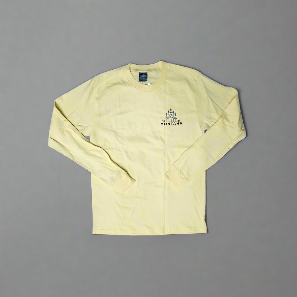 Banana Triad Tree Mountain Long Sleeve Montana Shirt by Prairie Mountain (5 sizes)