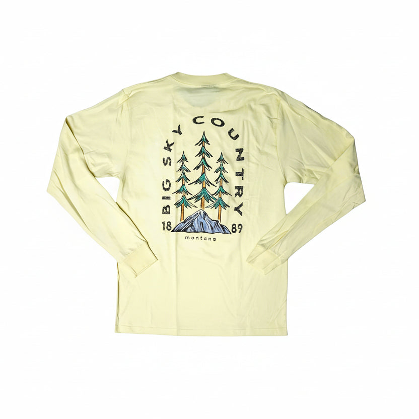 Banana Triad Tree Mountain Long Sleeve Montana Shirt by Prairie Mountain (5 sizes)