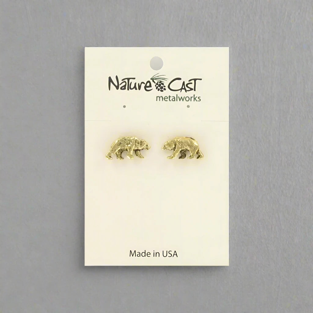 Post Earrings by Nature Cast Metalworks (25 Styles)