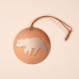 BearRoundLaserOrnamentbyLarsonMetalArt_84050