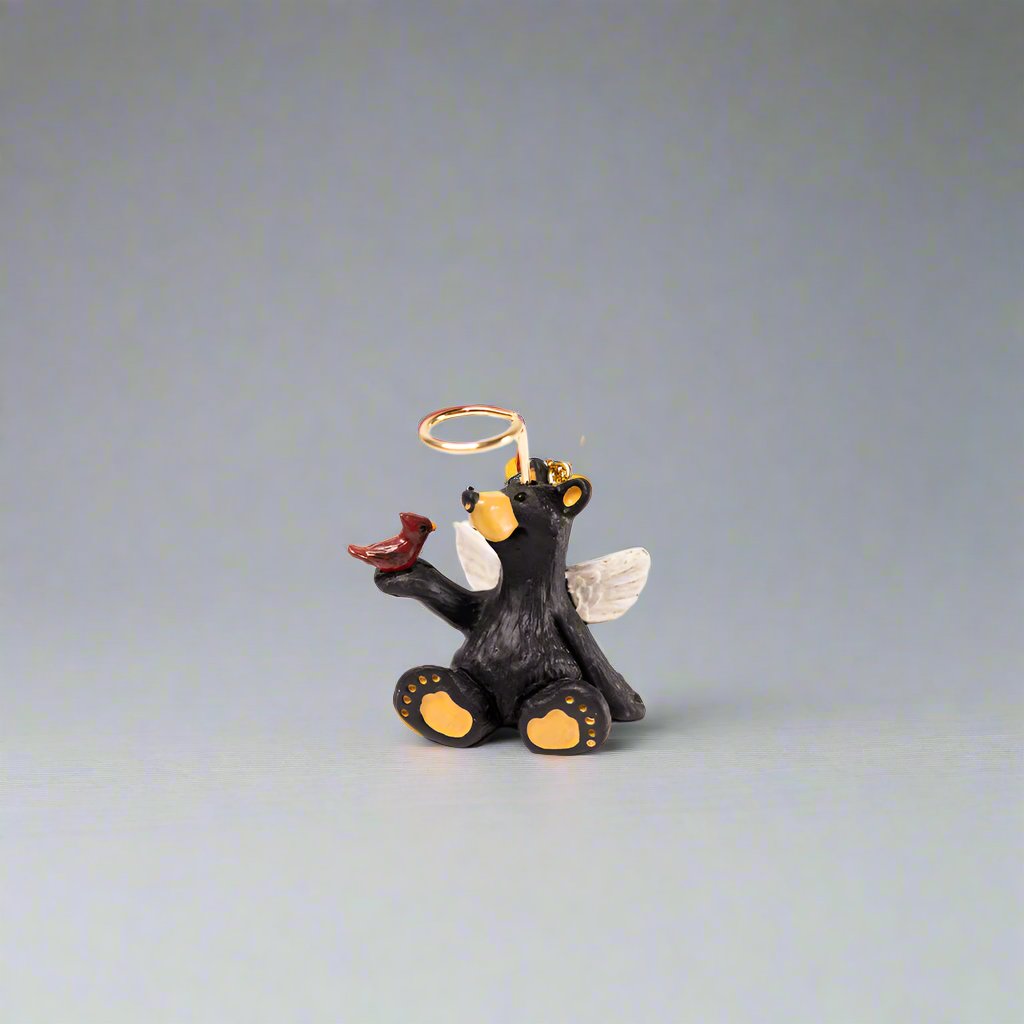 Bearfoots Angel Sitting Bear Ornament