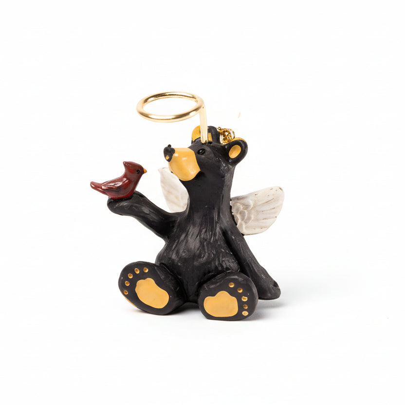 Bearfoots Angel Sitting Bear Ornament
