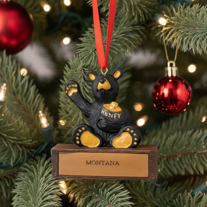Bearfoots Magnetic Montana Ornament by Jeff Fleming (21 Styles)
