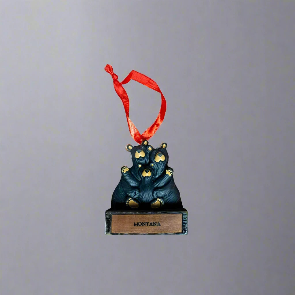 Bearfoots Magnetic Montana Ornament by Jeff Fleming (21 Styles)
