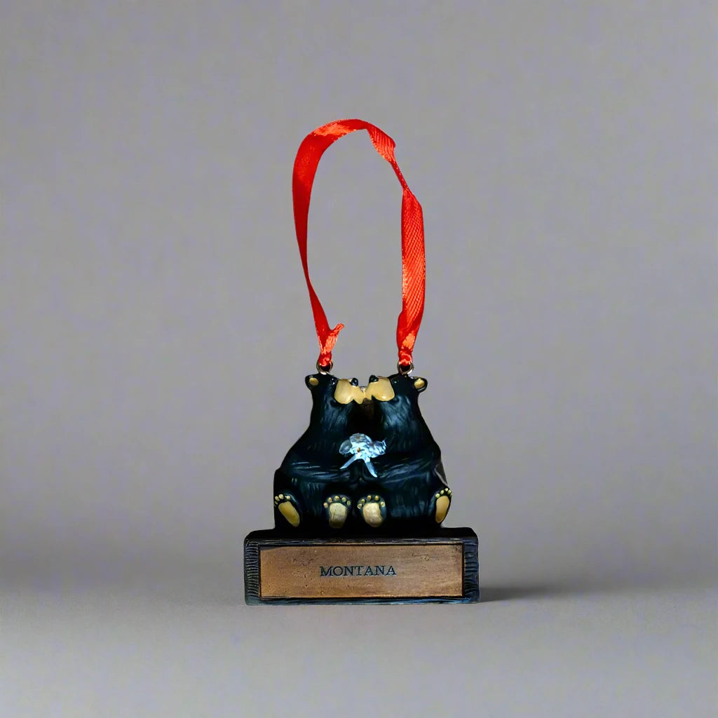 Bearfoots Magnetic Montana Ornament by Jeff Fleming (21 Styles)