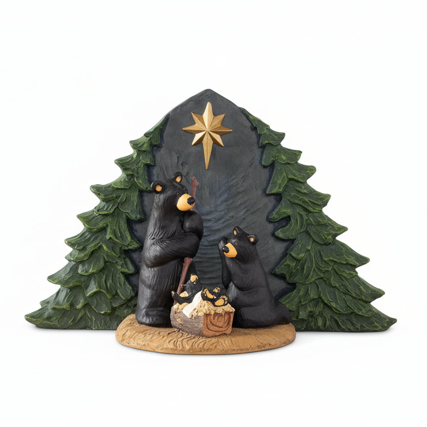 Bearfoots Forest Nativity by Jeff Fleming (3 Sets of Figurines)
