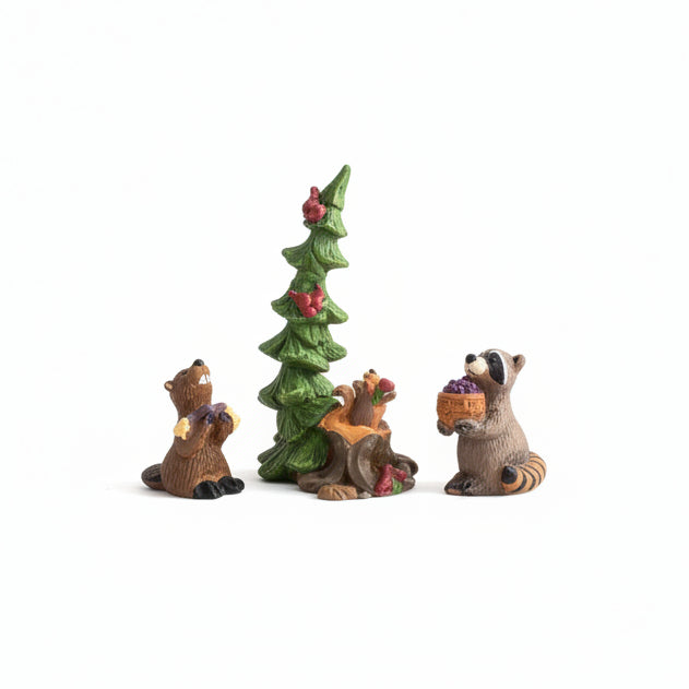 Bearfoots Forest Nativity by Jeff Fleming (3 Sets of Figurines)