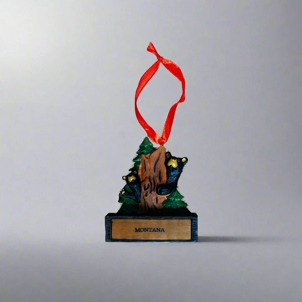 Bearfoots Magnetic Montana Ornament by Jeff Fleming (21 Styles)