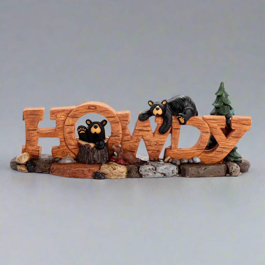 Bearfoots Howdy Figurine