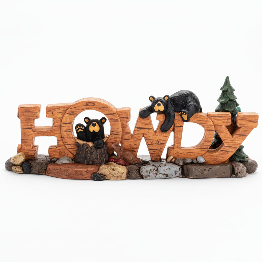 Bearfoots Howdy Figurine